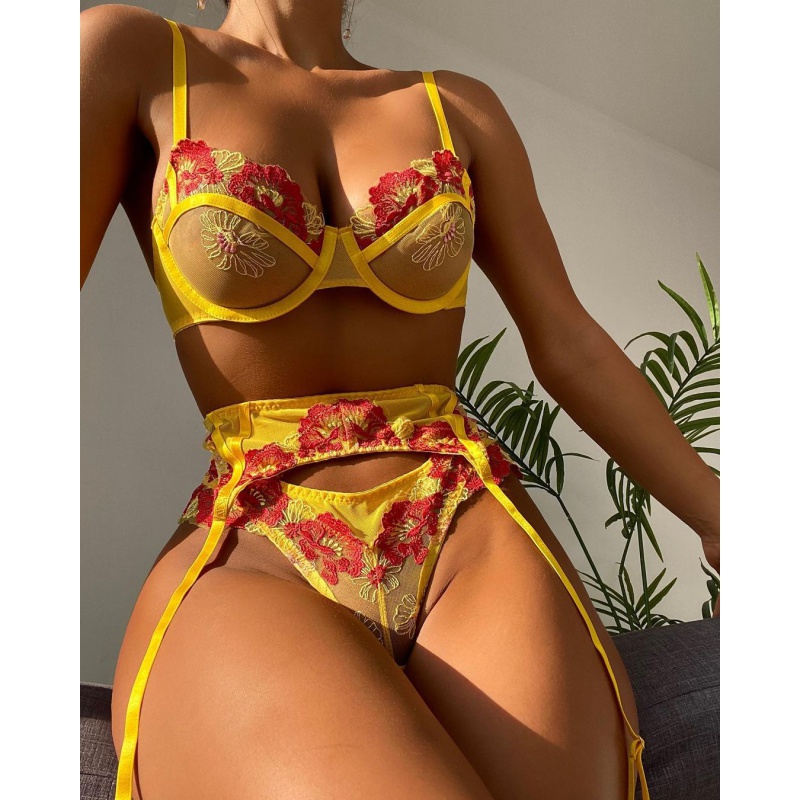 Silk Tie Striped - Bikini moda dantel nakış seksi çorap