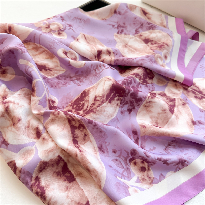 Retro 90cm baskılı büyük kare  - Scarf Silk Square incelemesi ve fiyatı