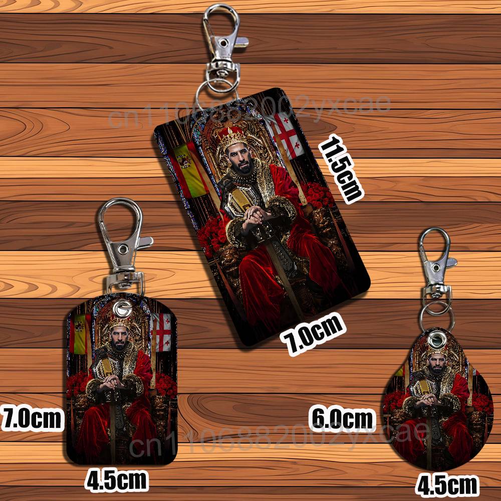 Ilia Topuria Deri Anahtarlık R - Lanyard Badge Holder incelemesi ve fiyatı